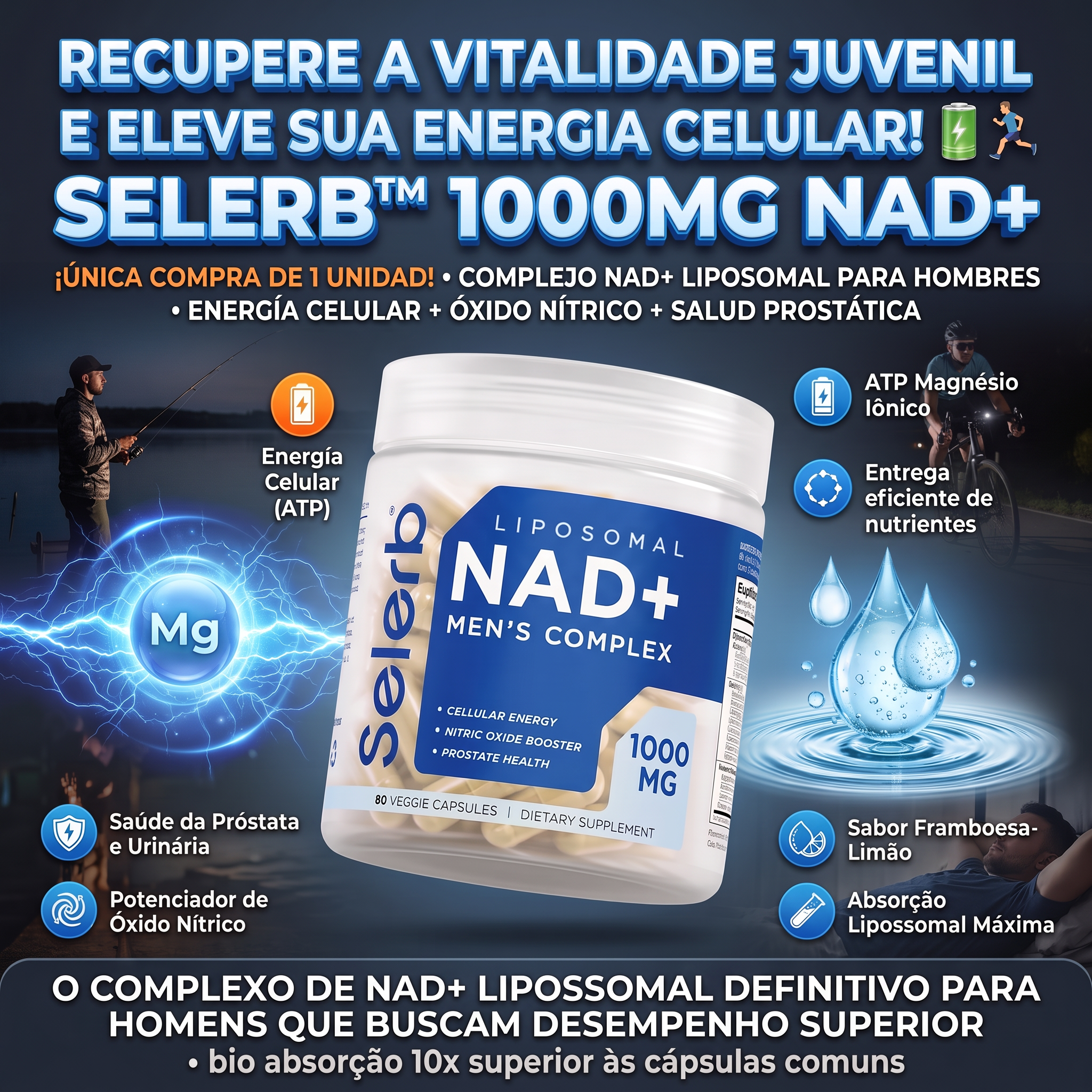 Frasco do complexo masculino Selerb